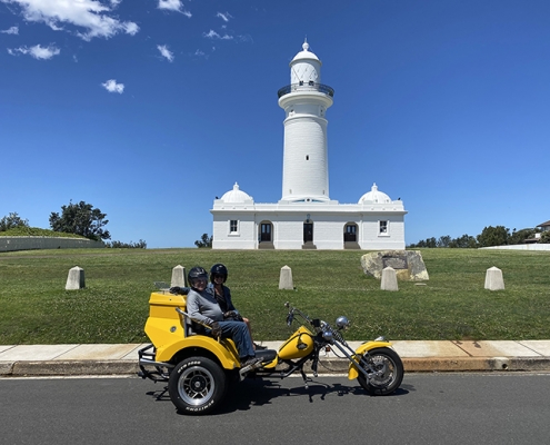 The holiday trike tour was a lot of fun. "Was a brilliant trip."