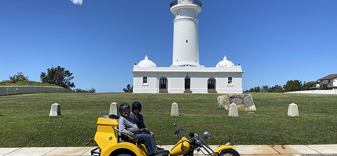 The holiday trike tour was a lot of fun. "Was a brilliant trip."