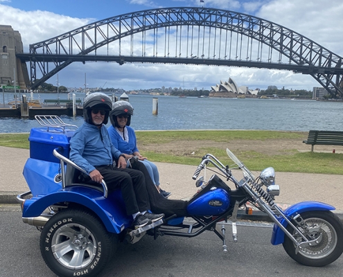 The 70year olds birthday gift was a huge success. Even as longtime Sydneysiders, they were taken to places they'd never been before.