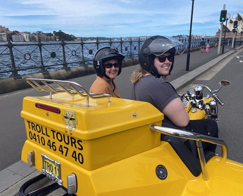 The mum and daughter trike tour was a wonderful experience for mum's birthday.