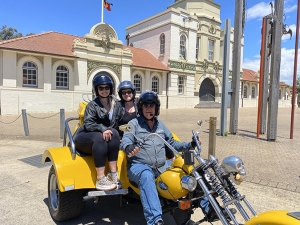 The holiday highlight trike tour was a huge success. The highlight of their holiday!