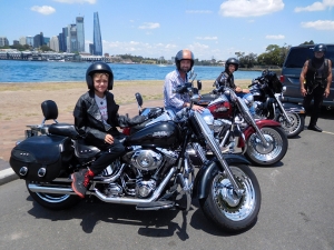 The Christmas Harley tour surprise was a huge success.