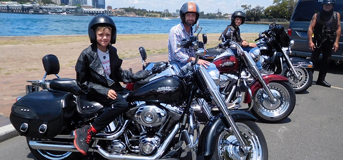 The Christmas Harley tour surprise was a huge success.