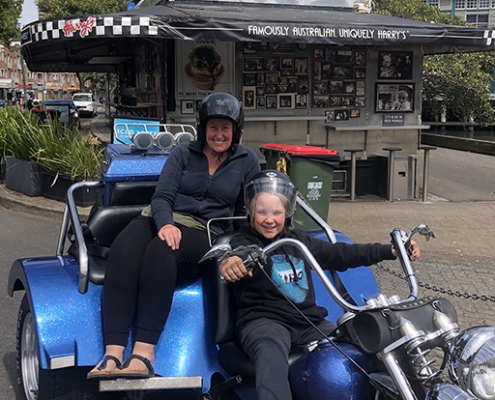The school holiday trike tour was so much fun.