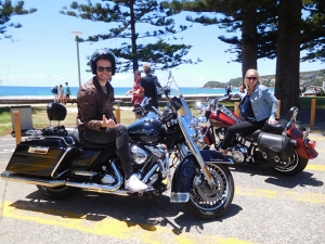 The surprise birthday Harley transfer was a huge success.