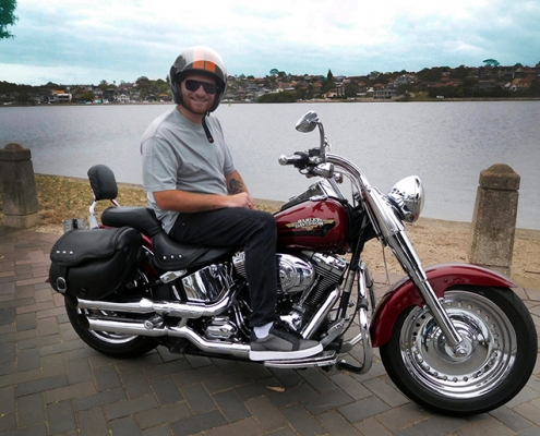 The Mum's Harley Xmas gift was fun and the best present! Feel the Freedom!