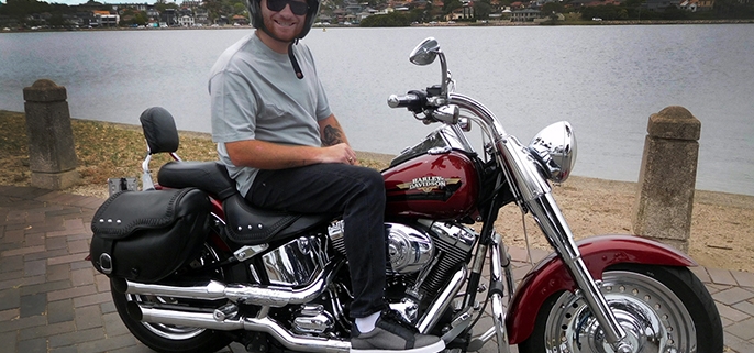 The Mum's Harley Xmas gift was fun and the best present! Feel the Freedom!