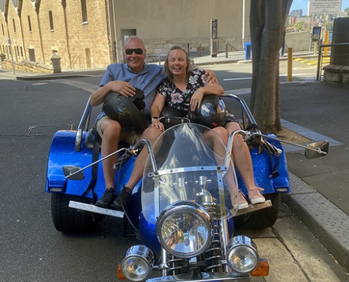 The dad daughter trike tour was so much fun.