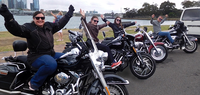The experience Sydney Harley tour was great fun!