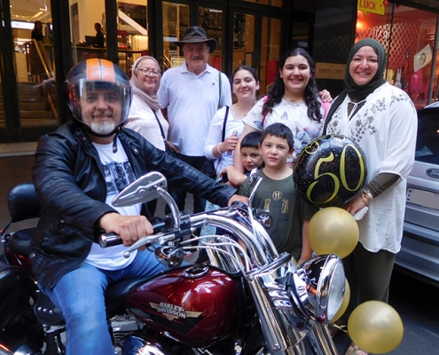 The surprise birthday present was fun and memorable!