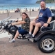 The wedding anniversary trike tour was the perfect way to celebrate!