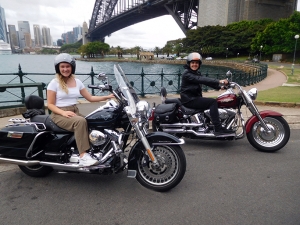 The surprise birthday Harley tour was fun and memorable.