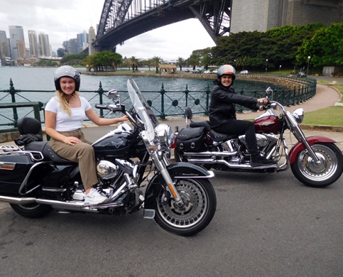 The surprise birthday Harley tour was fun and memorable.