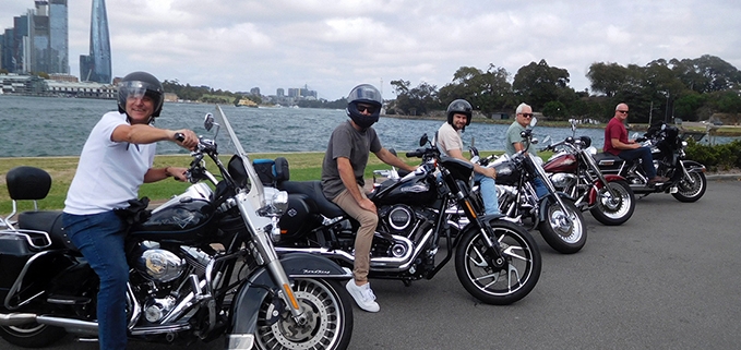 The Xmas gift voucher Harley tour was fun and memorable!