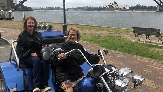The cousin's Sydney trike tour was so much fun!