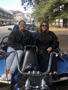 A 50th birthday trike tour - what a fun way to celebrate!