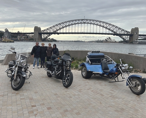 The Harleys and trike tour for the whole family was so much fun!
