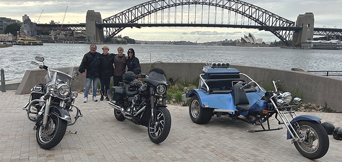 The Harleys and trike tour for the whole family was so much fun!
