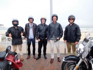 The Racegoers Harley transfer tour was fun even in the rain!