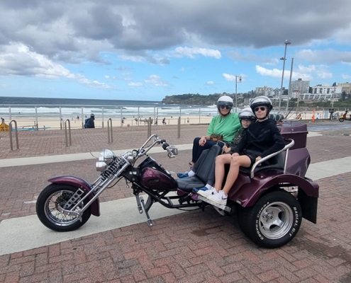 Sydney's family trike tour was fun! They did the 1.5 hour Eastern Panorama tour.