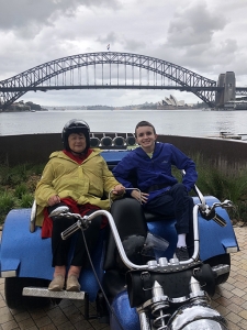 The Grandson's trike tour was "great fun and Brian, our driver, was terrific. Would recommend it to everyone, locals and visitors. Such an enjoyable way to see the city."