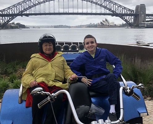 The Grandson's trike tour was "great fun and Brian, our driver, was terrific. Would recommend it to everyone, locals and visitors. Such an enjoyable way to see the city."