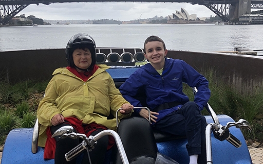 The Grandson's trike tour was "great fun and Brian, our driver, was terrific. Would recommend it to everyone, locals and visitors. Such an enjoyable way to see the city."