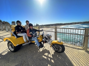 On the 2 hour trike tour the passengers saw so much of Sydney - the fun way!