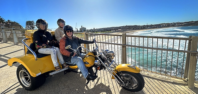 On the 2 hour trike tour the passengers saw so much of Sydney - the fun way!