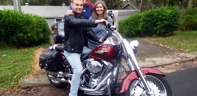 The 21st birthday Harley ride was a great experience!