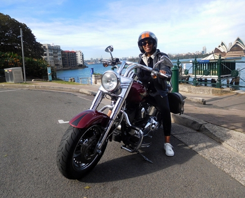 The 3 Bridge Harley ride took our passenger over the 3 main bridges in Sydney, plus some smaller ones.