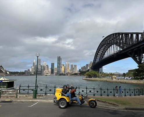 The Sydney Harbour Bridge trike tour was so much fun!