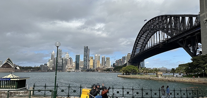 The Sydney Harbour Bridge trike tour was so much fun!