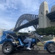 The fiancés surprise trike tour in Sydney was fun and a huge success.