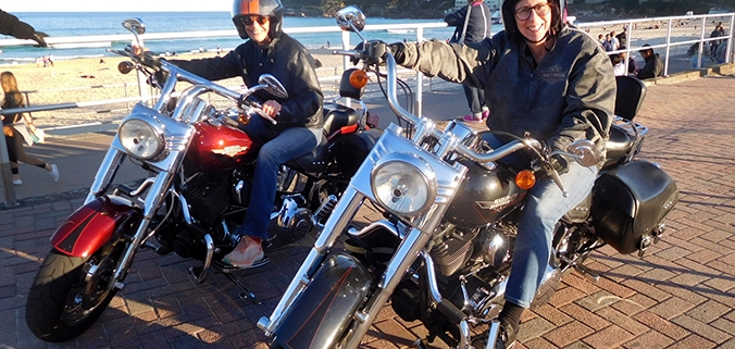 The surprise 60th Harley tour present was fun. New happy memories were made.
