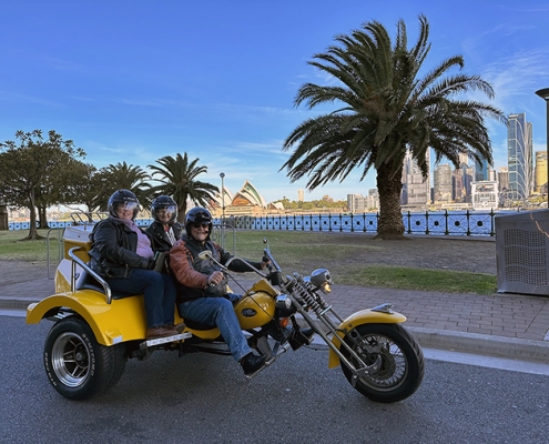 Sydney's holiday trike ride showed our passengers so many famous yet beautiful icons.