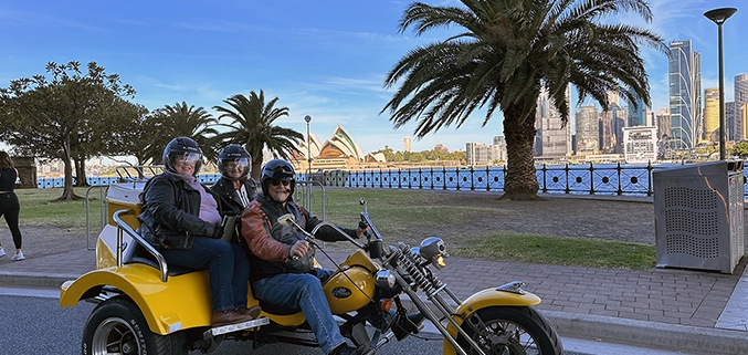 Sydney's holiday trike ride showed our passengers so many famous yet beautiful icons.