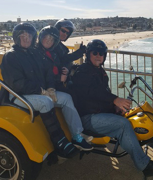 Sydney's inner harbour tour by trike was a fabulous experience.