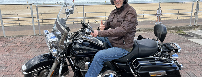The Father's Day Harley Gift Voucher was a great present from his kids.