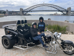 The Sydney surprise trike ride was fun! A great way to see SYdney.