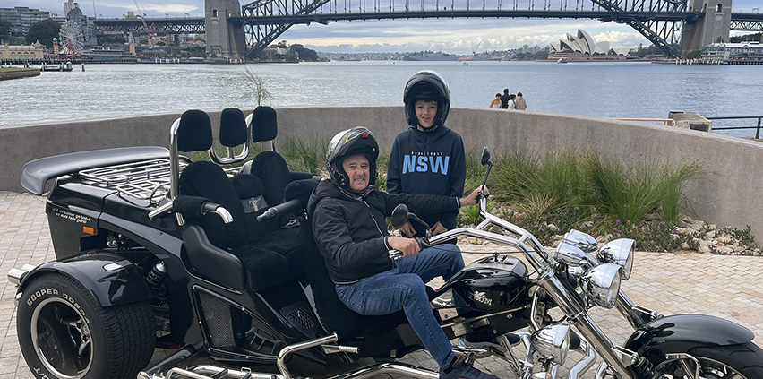 The Sydney surprise trike ride was fun! A great way to see SYdney.
