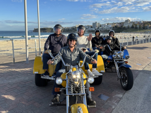 Two couples did a version of the Eastern Panorama tour. They loved looking at our spectacular beaches and had so much fun.