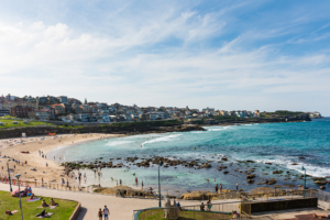 The Eastern city sights tour was fabulous. This photo is of beautiful Bronte Beach.