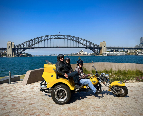The Sydney sightseeing trike tour was a success! "We will certainly recommend to family and friends."