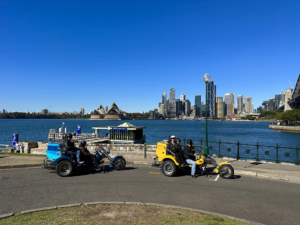 The quick Sydney holiday tour on trikes is a great way to see a lot in a short time.