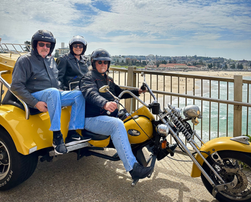 The surprise 70th birthday present trike ride was a huge success. A great surprise and so much fun!