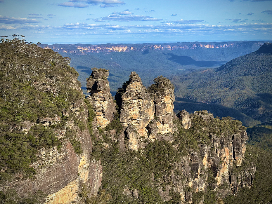 On the trike tour we visited the famous Three Sisters in the Blue Mountains.