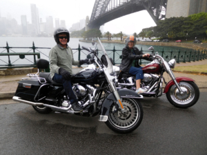 The Harley Davidson 3 Bridges tour was fun even in the rain!