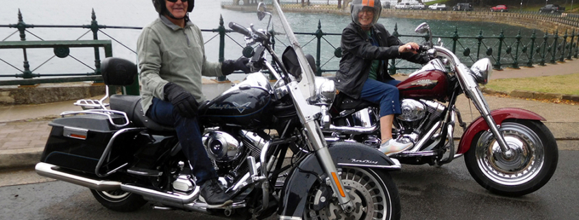 The Harley Davidson 3 Bridges tour was fun even in the rain!