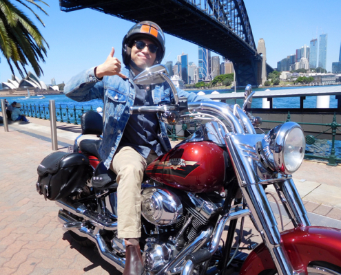 The Harley Davidson city tour showed our passenger the main icons of Sydney.